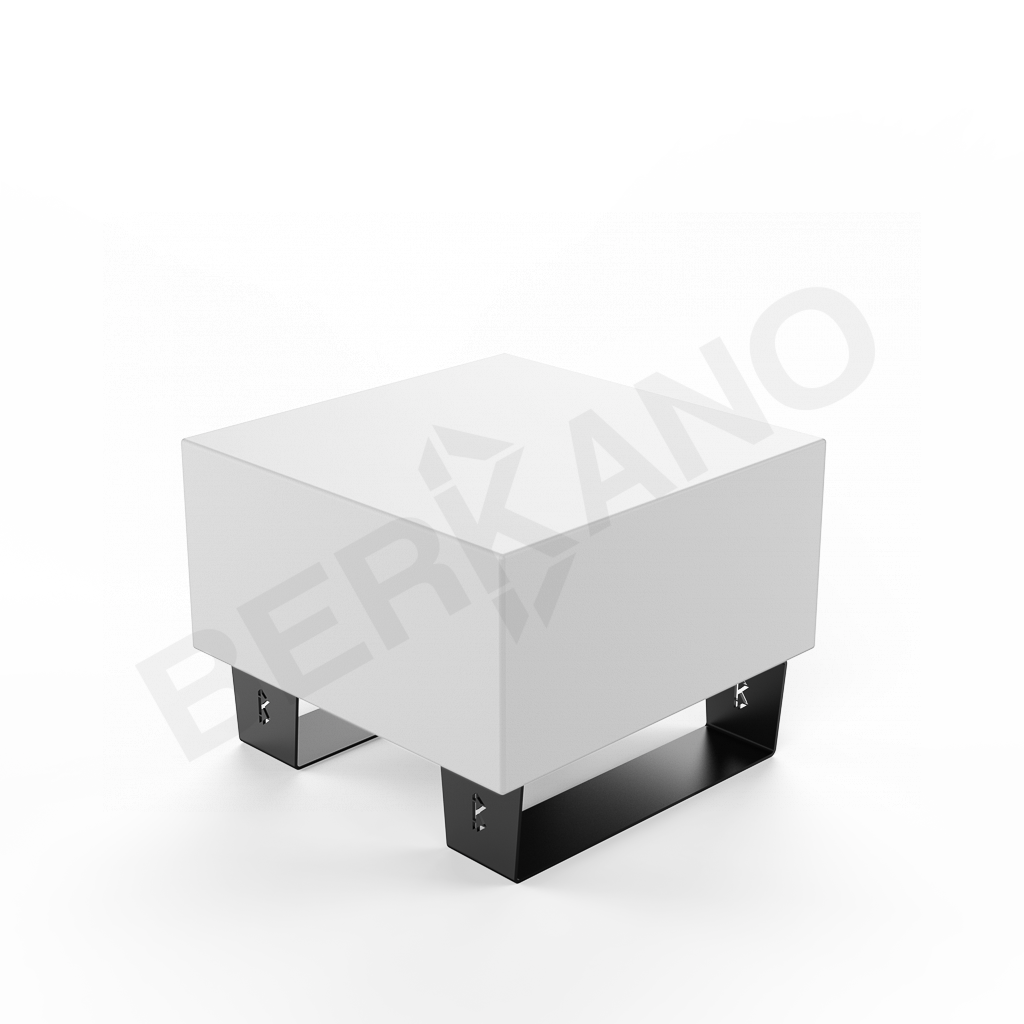 Скамейка Brick 60 белого цвета