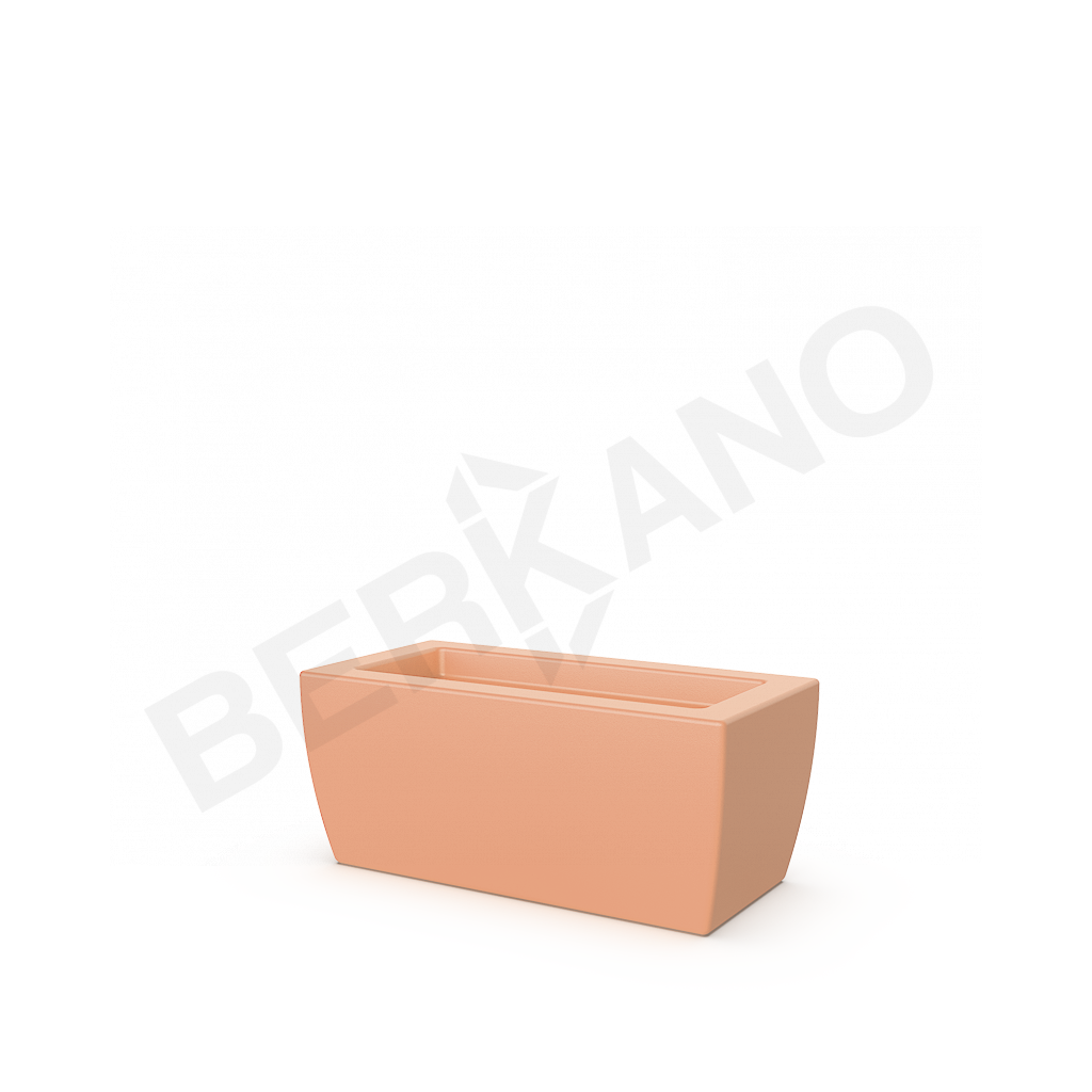 Кашпо Tenero 25 терракотового цвета - фото 1