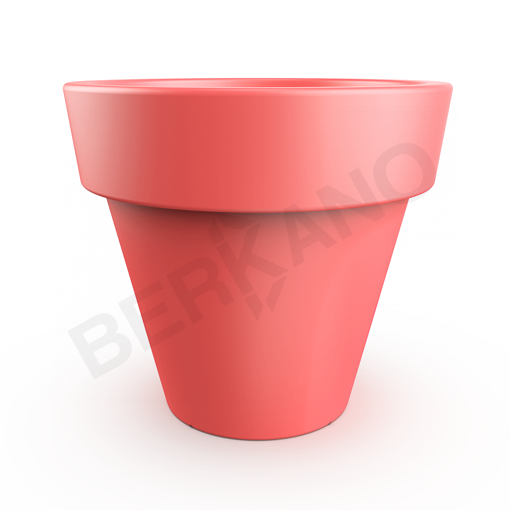 Кашпо classic 190 DB красного цвета - фото 1
