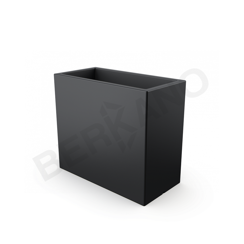 Кашпо Cubric 70*80 DB графитового цвета - фото 1