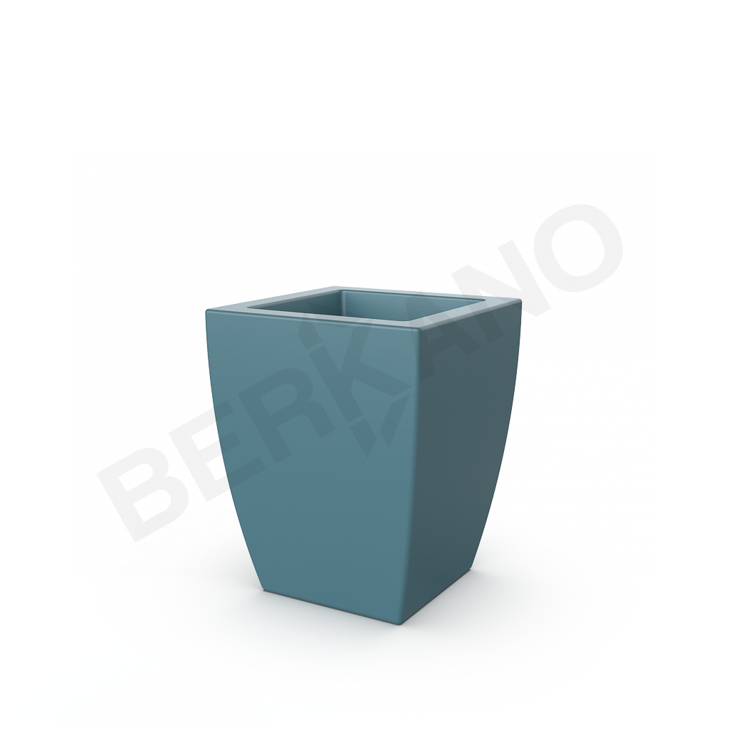 Кашпо Tenero 50 бирюзового цвета - фото 1