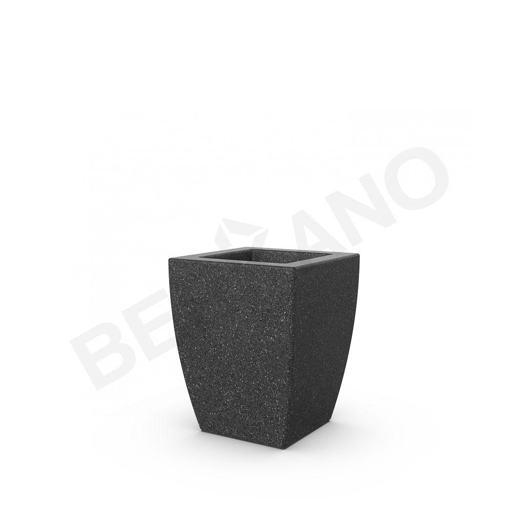 Кашпо Tenero 40 DB цвета черный гранит - фото 1