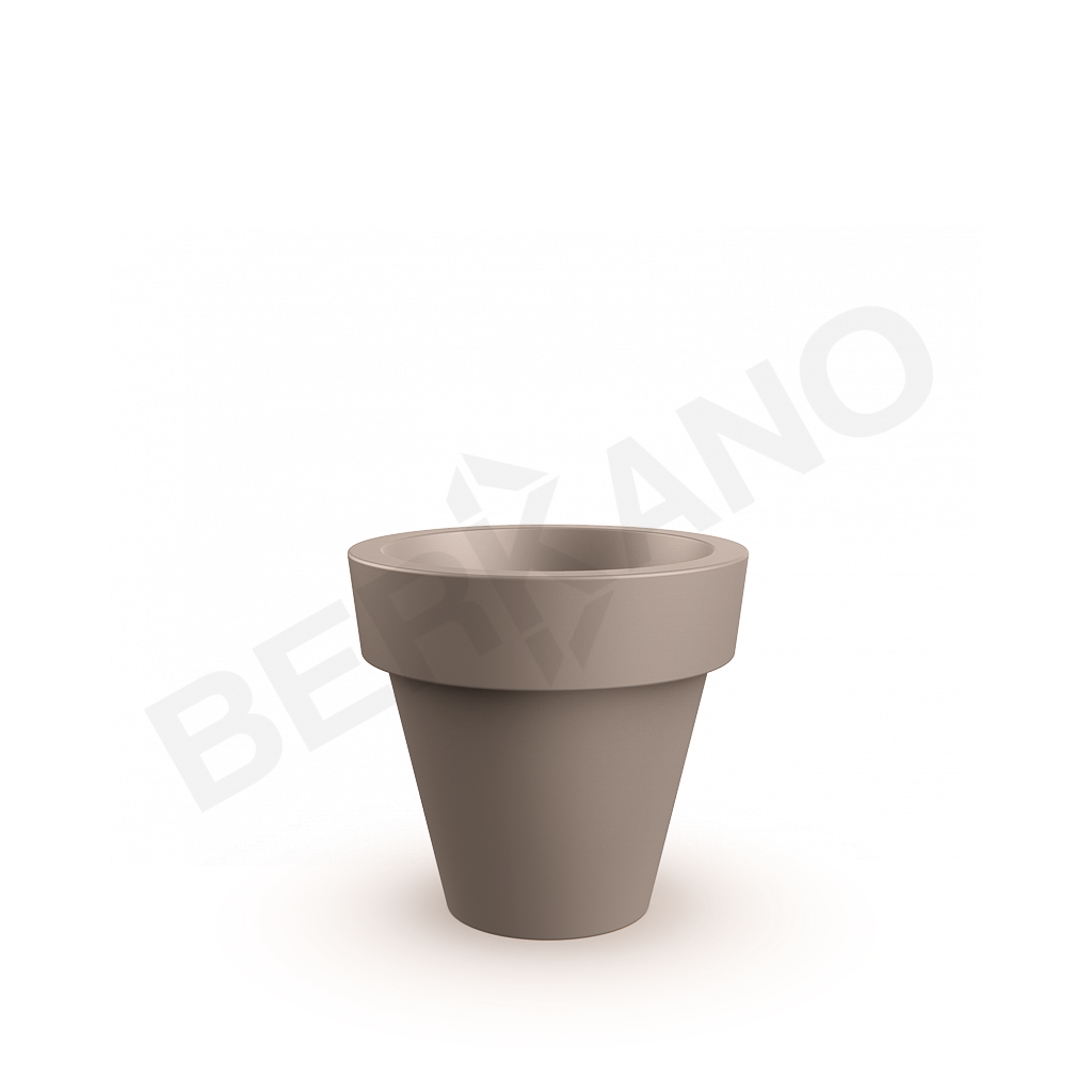 Кашпо classic 75 DB кофейного цвета - фото 1