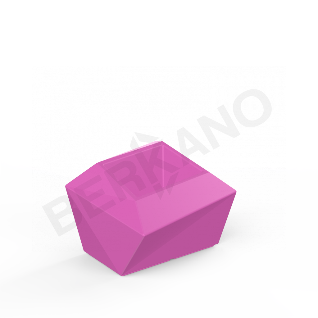 Кашпо Quaro S фиолетового цвета - фото 1