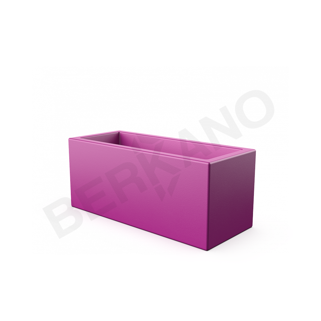 Кашпо Cubric 26*60 фиолетового цвета - фото 1