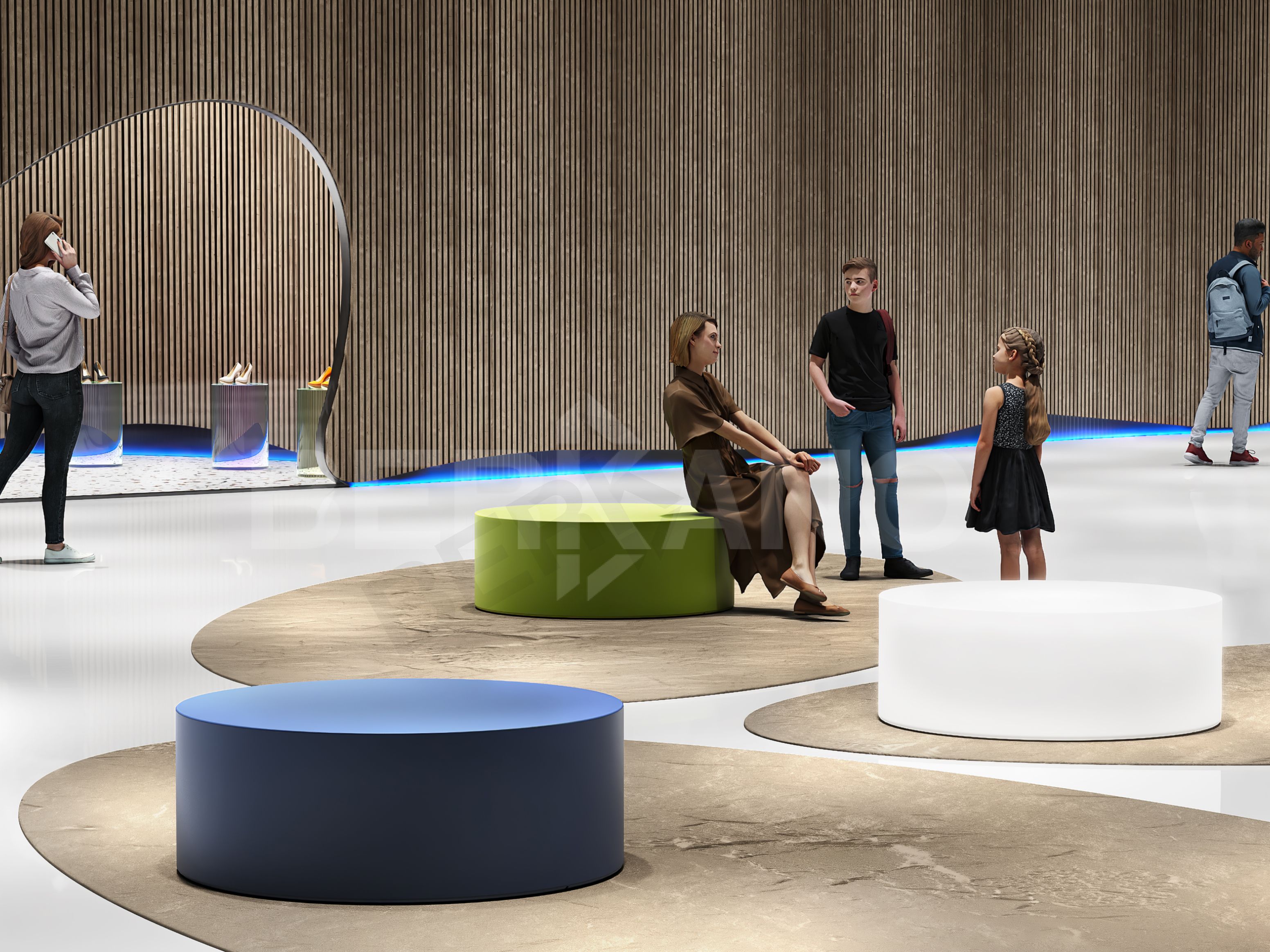 Скамейка Rondo Orange - фото 2