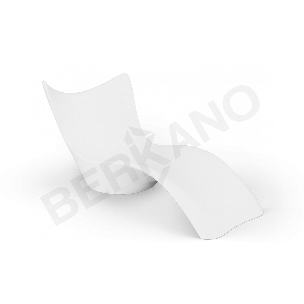 Шезлонг Surf белого цвета