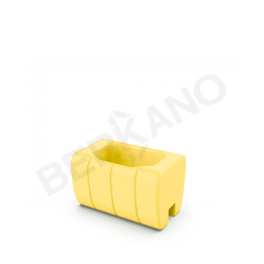 Кашпо-соединитель Y-seat longer DB желтого цвета - фото 1