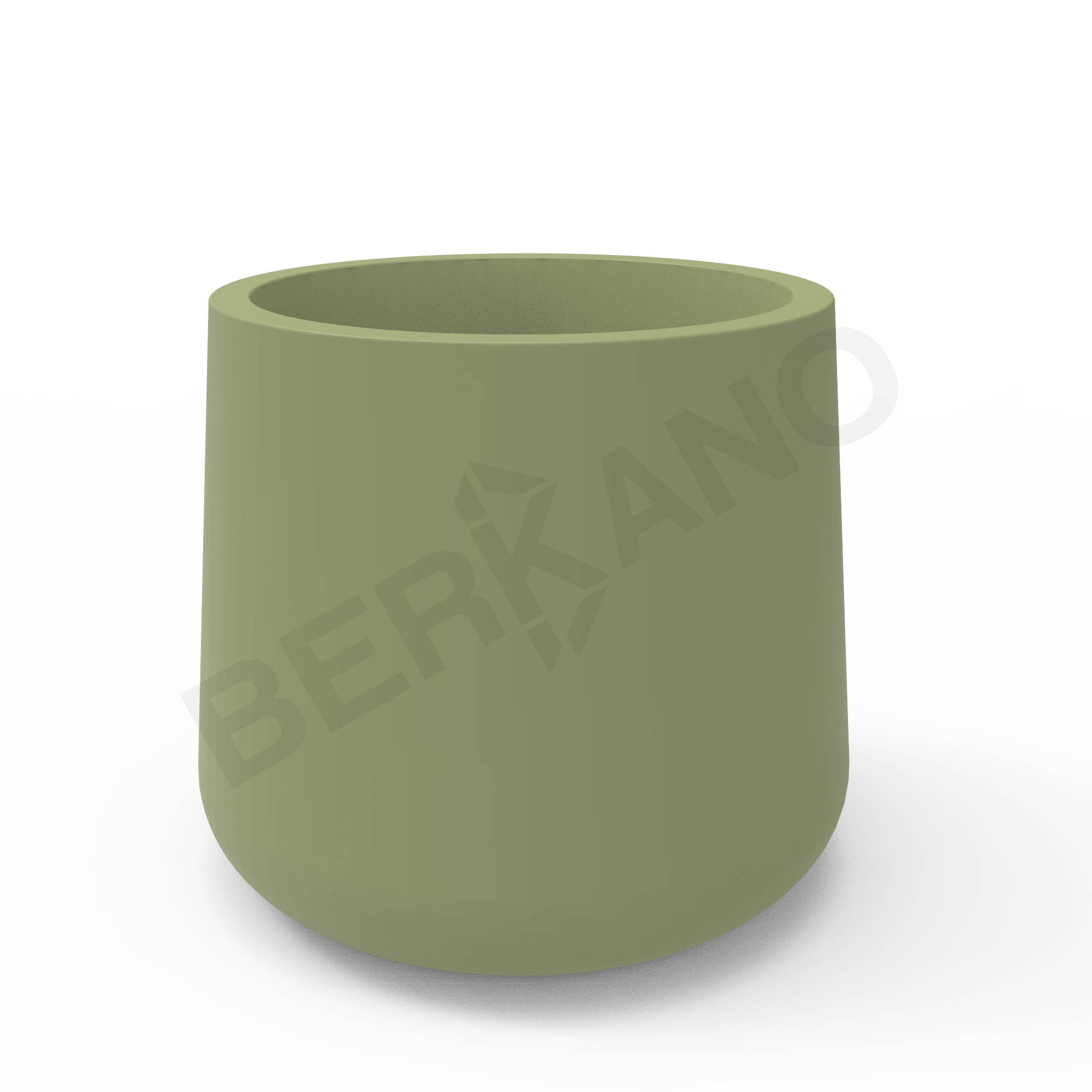 Кашпо Grace planter 110 темно-зеленого цвета - фото 1