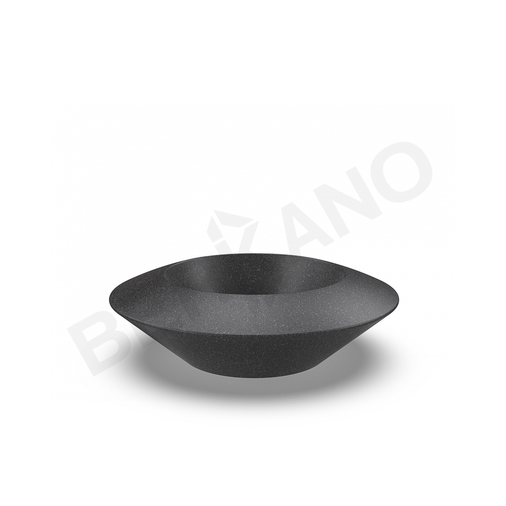 Кашпо Scodella 80 DB цвета черный гранит - фото 1