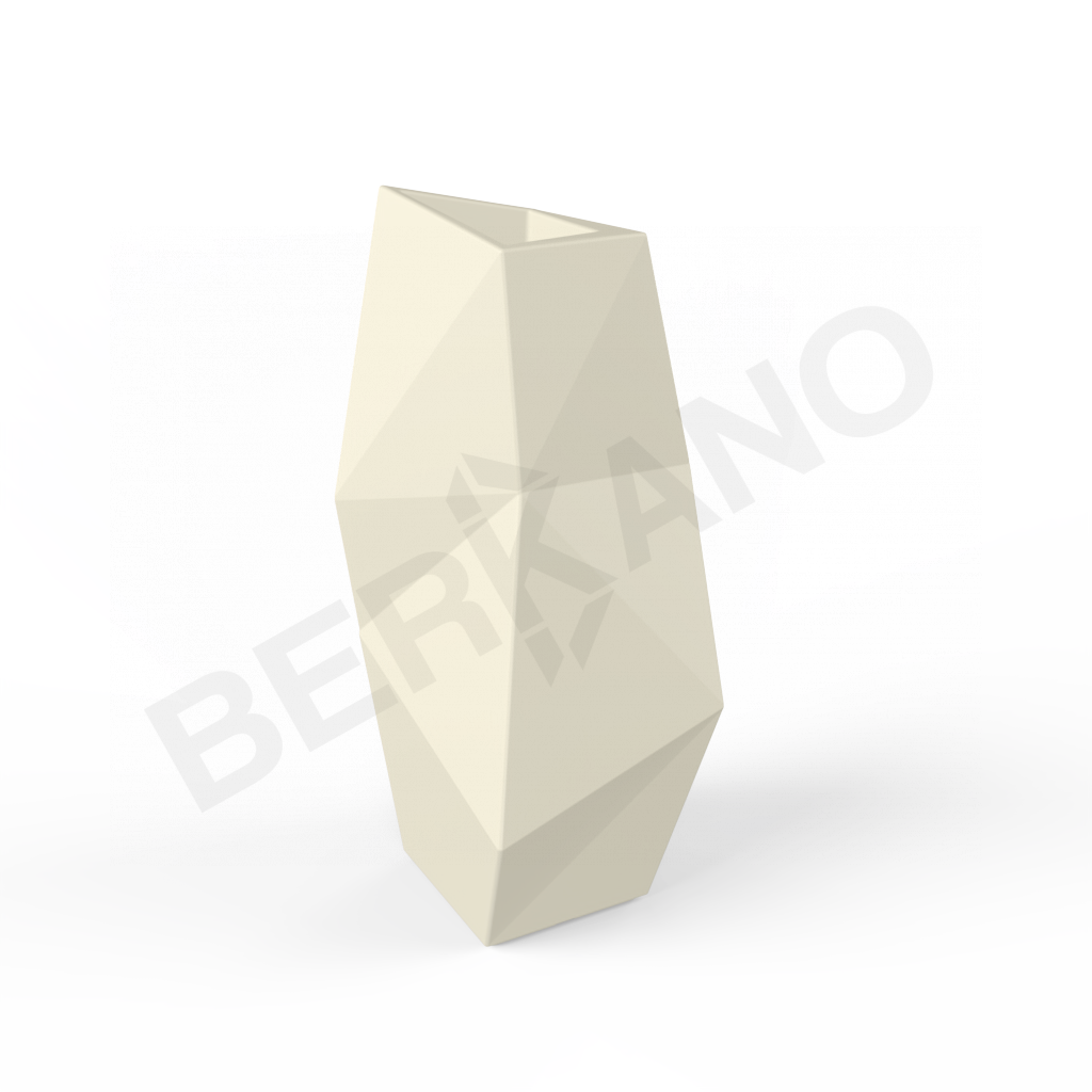 Кашпо Quaro L DB бежевого цвета - фото 1