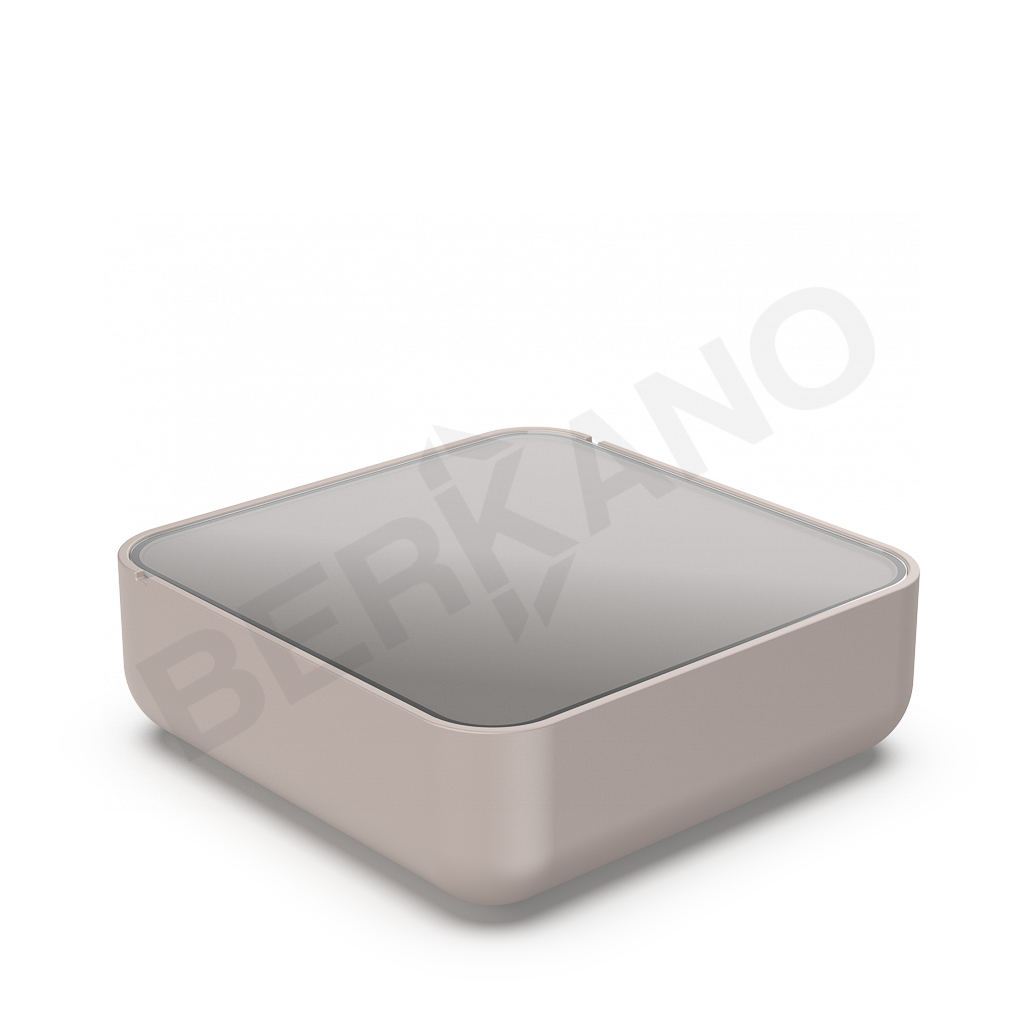 Стол Grace с стеклом кофейного цвета - фото 1