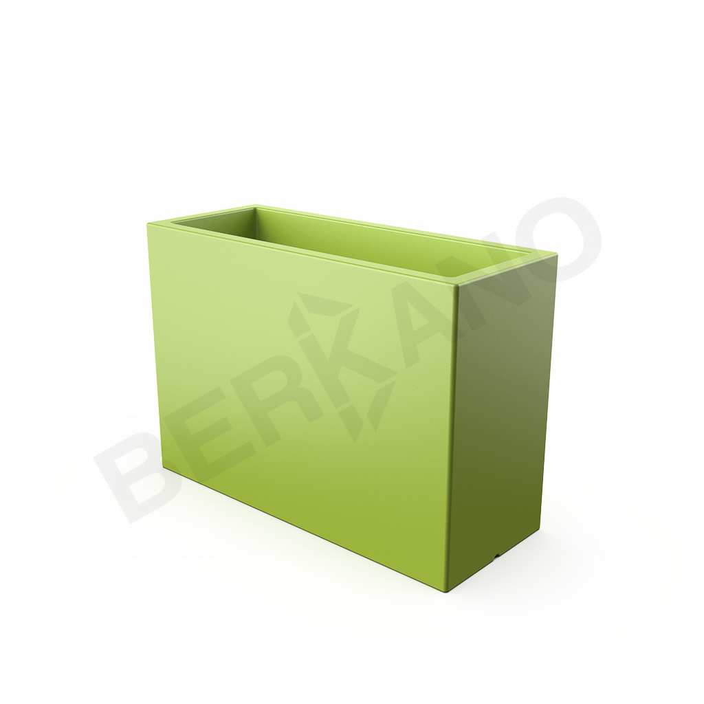 Кашпо Cubric 100*70 DB зеленого цвета - фото 1