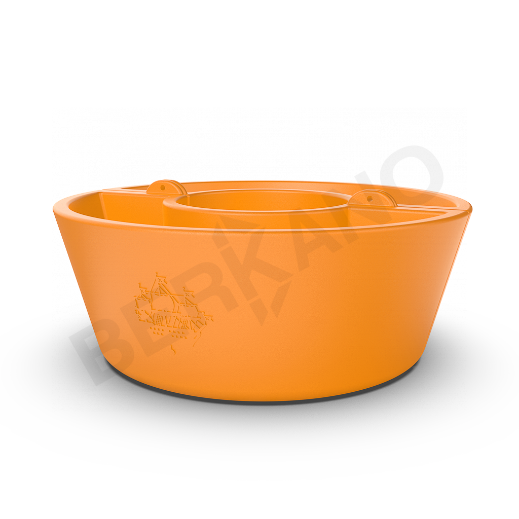 Кашпо Neva 30 оранжевого цвета - фото 1