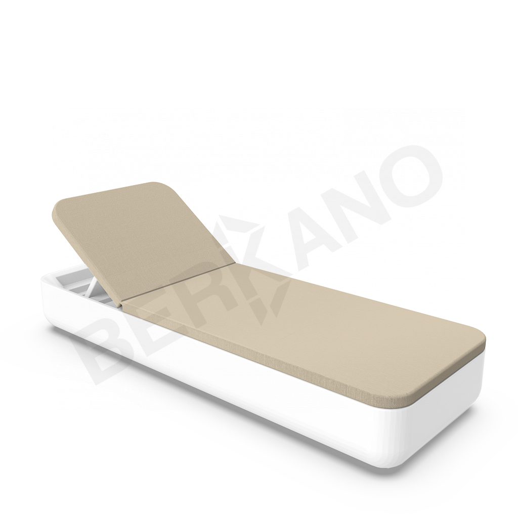 Шезлонг Grace белого цвета / аксессуар бежевого цвета