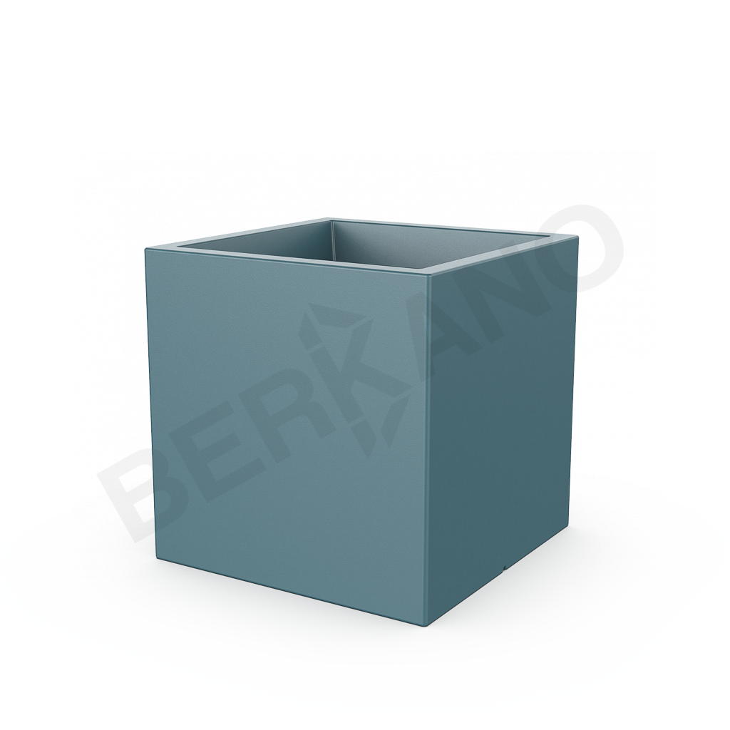 Кашпо Quarter 70 DB бирюзового цвета - фото 1