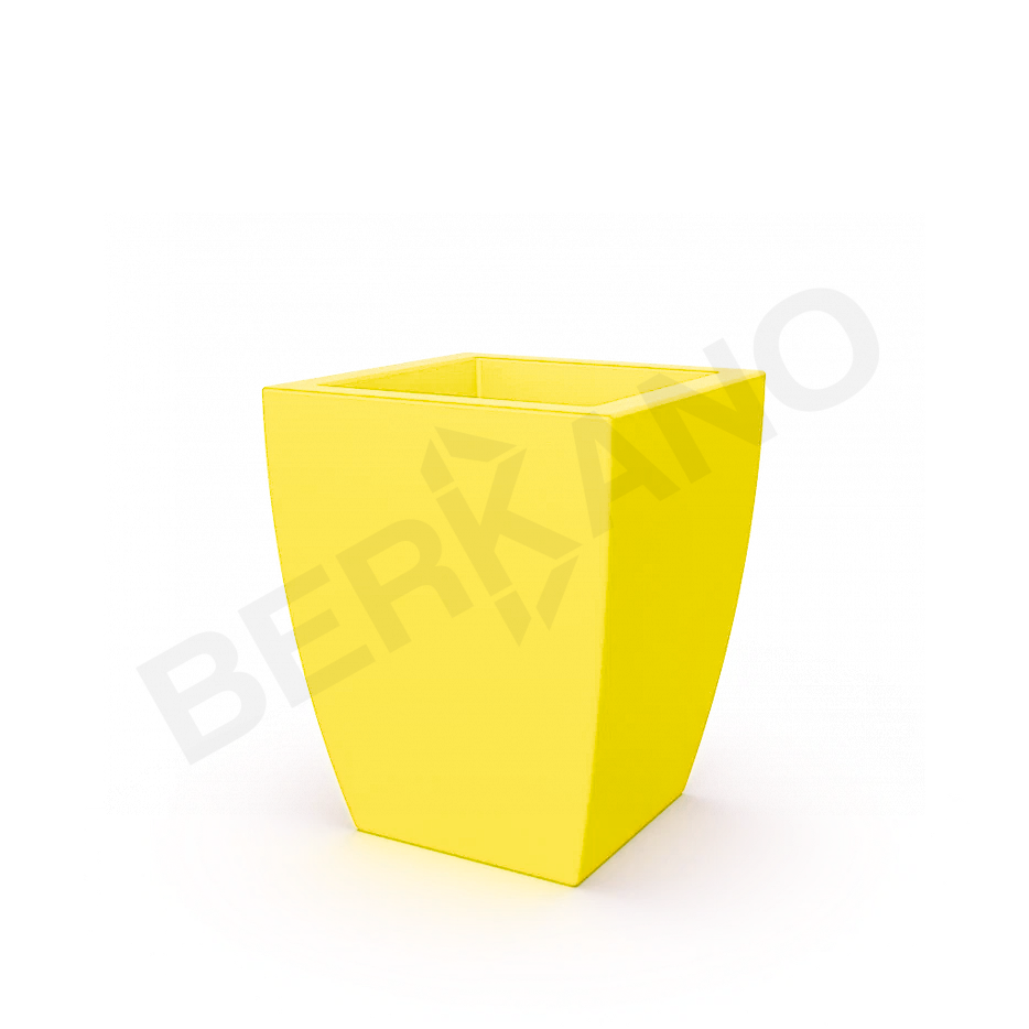 Кашпо Tenero 60 желтого цвета - фото 1