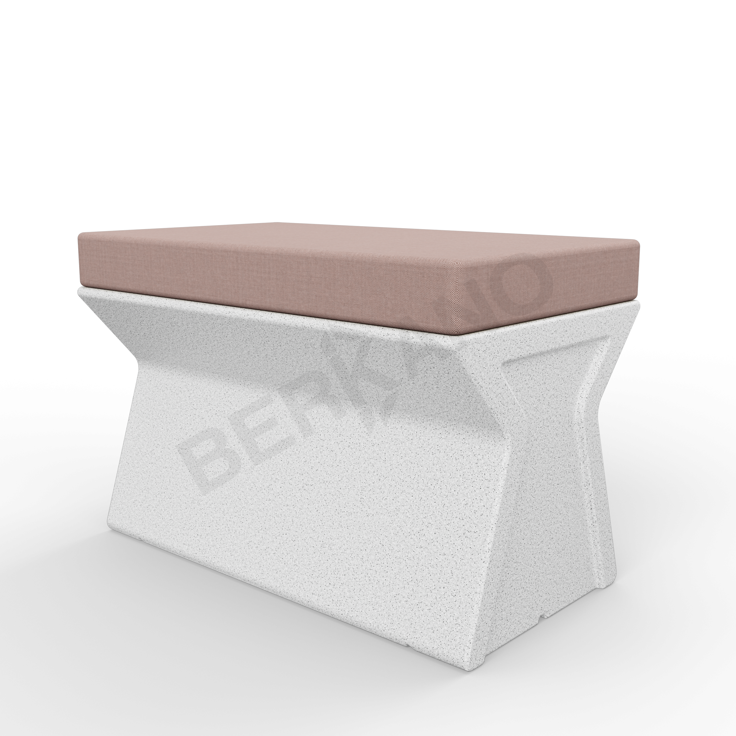 Скамейка X-seat Line White Granite / Cappuccino - фото 1