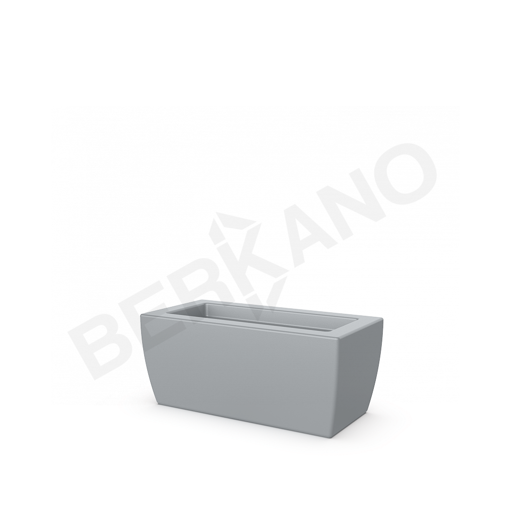 Кашпо Tenero 25 серого цвета - фото 1