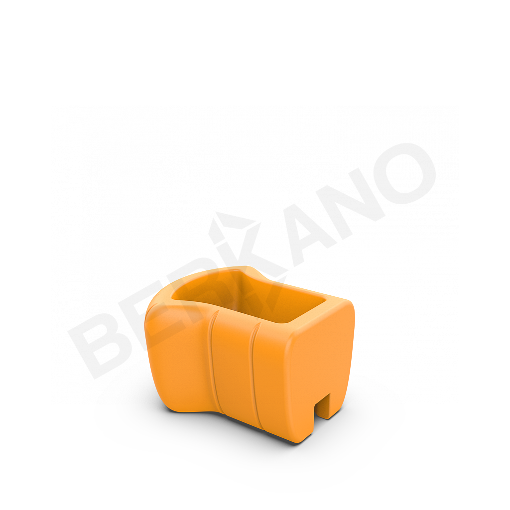 Кашпо-соединитель Y-seat tip DB оранжевого цвета - фото 1