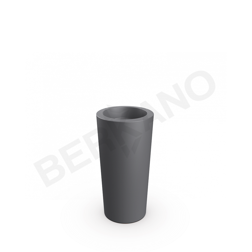Кашпо Keila 70 DB графитового цвета - фото 1