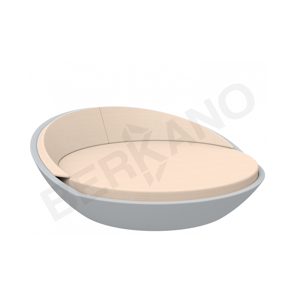 Шезлонг Riviera серого цвета / аксессуар Milk - фото 1