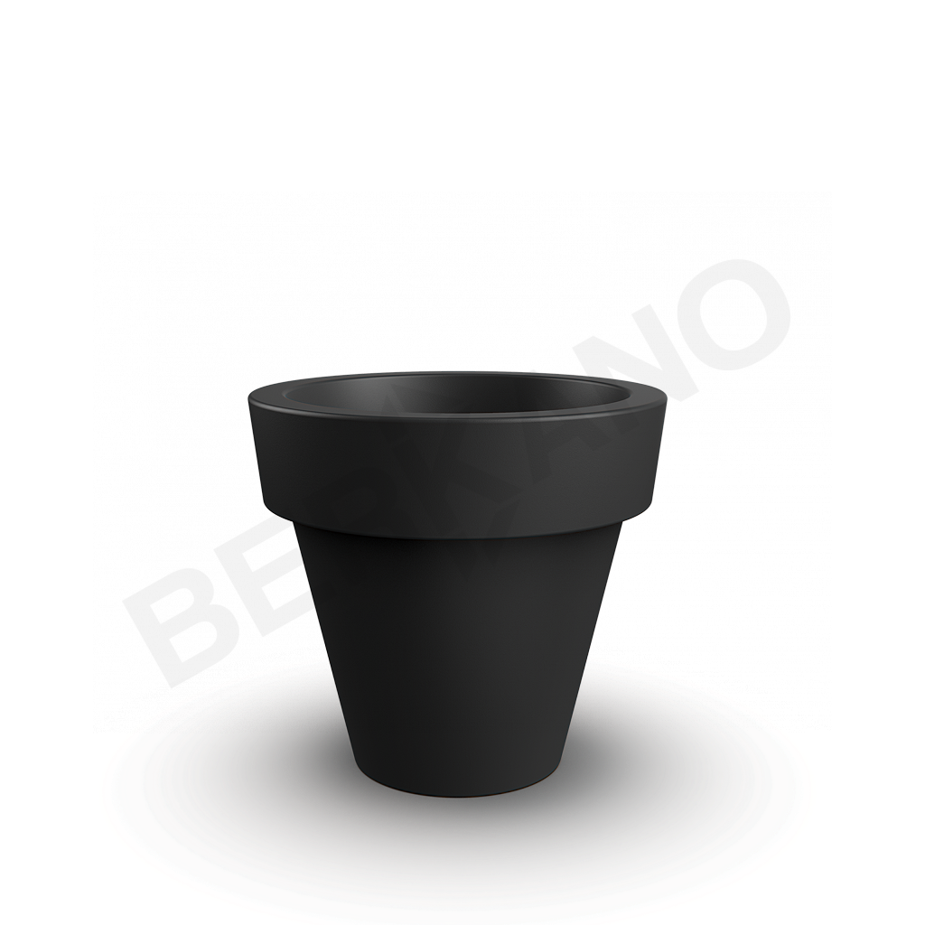 Кашпо classic 90 DB черного цвета - фото 1