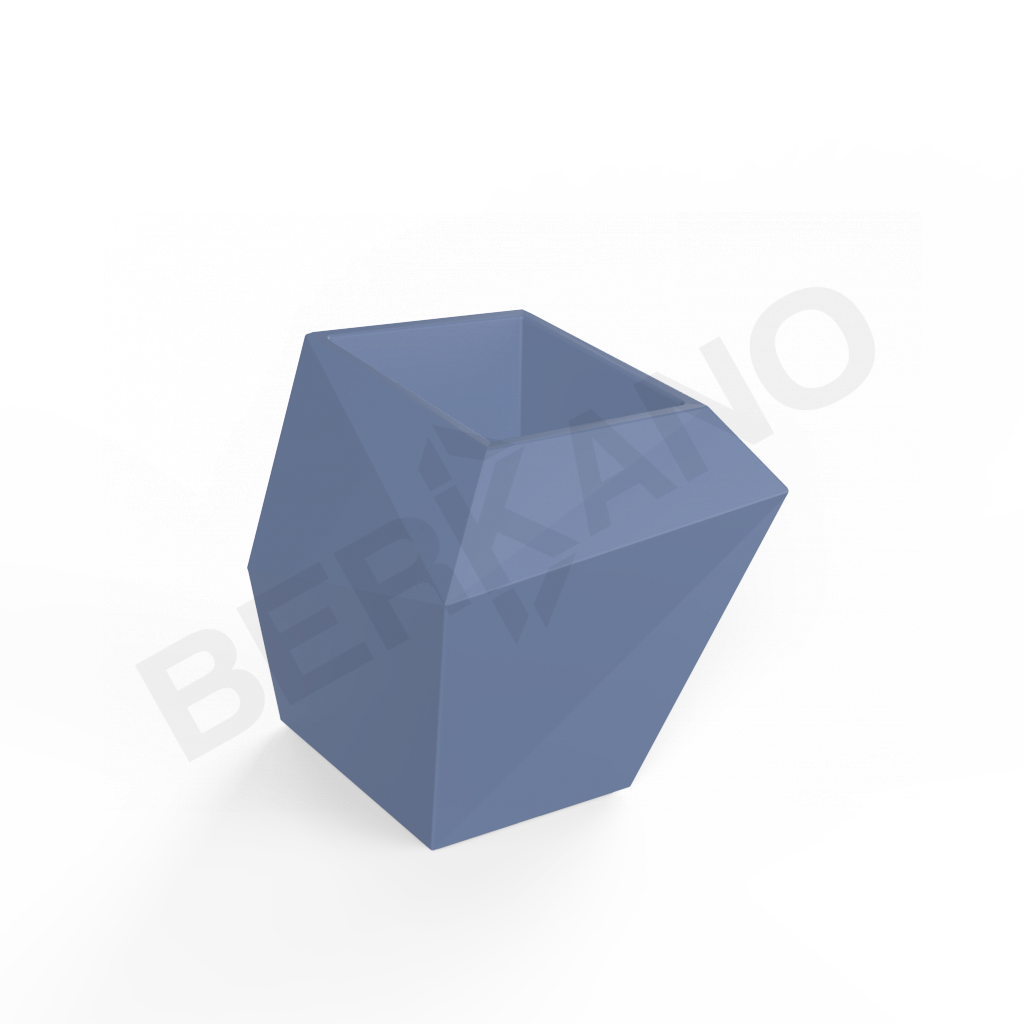 Кашпо Quaro M DB синего цвета - фото 1