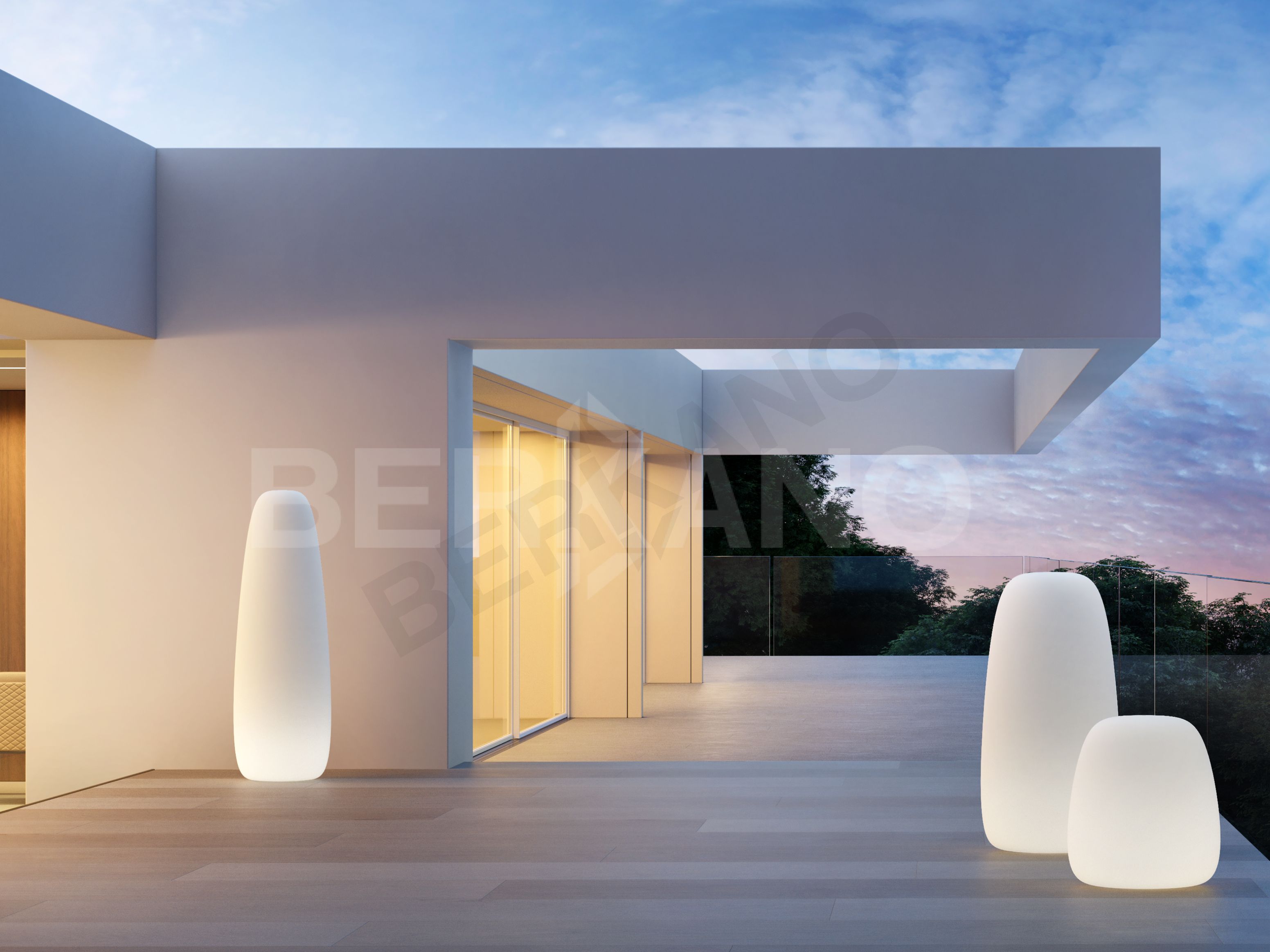 Светильник Bolb 110 белого цвета  - фото 2