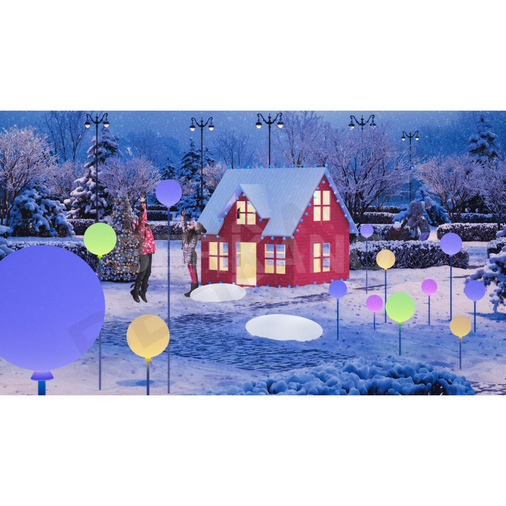 Шар Balloon 30 белого цвета RGB - фото 4