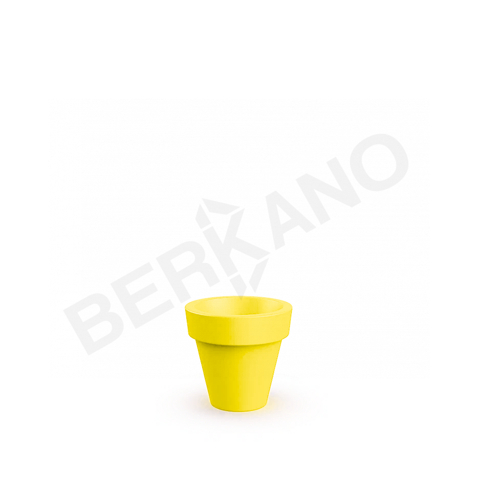 Кашпо classic 45 желтого цвета - фото 1