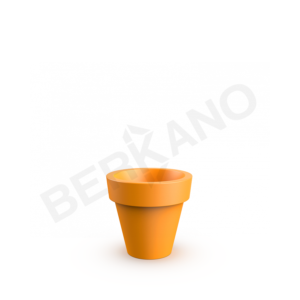 Кашпо classic 60 оранжевого цвета - фото 1