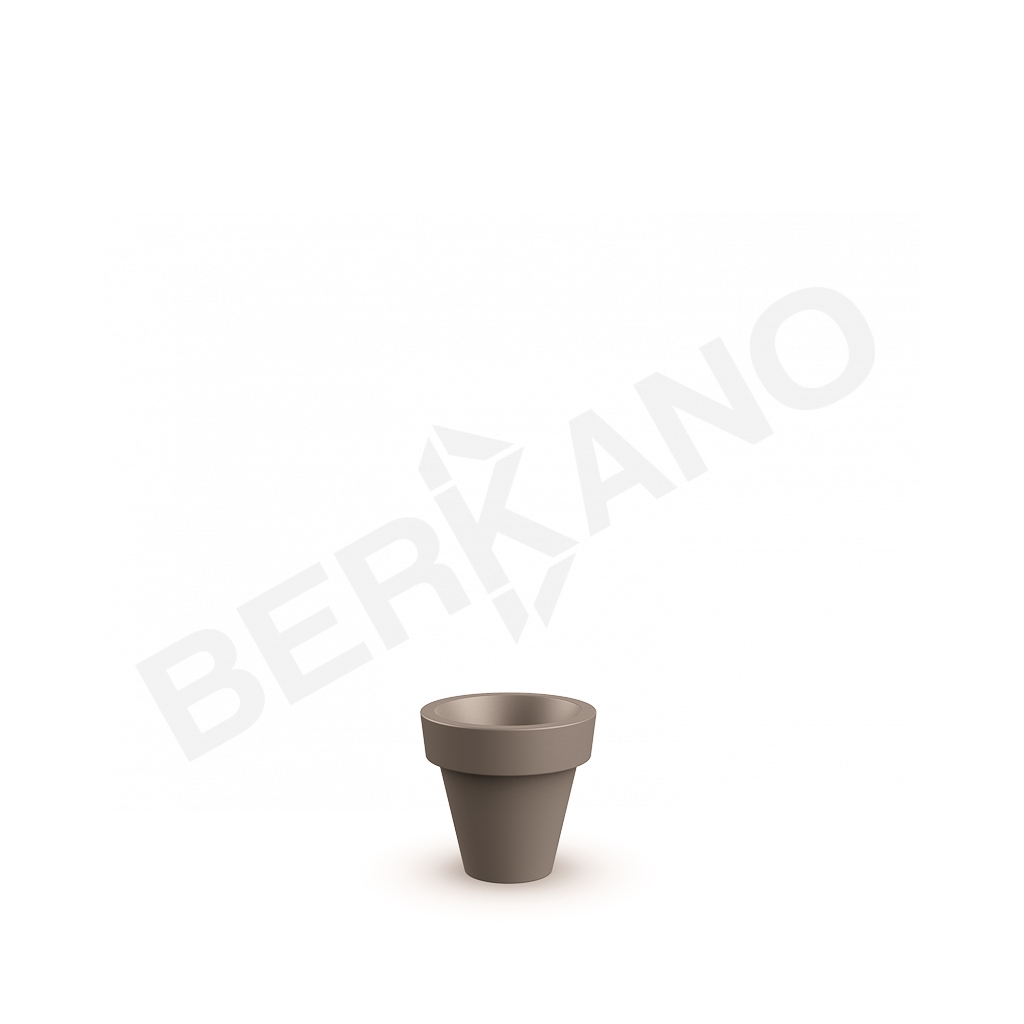 Кашпо classic 35 кофейного цвета - фото 1