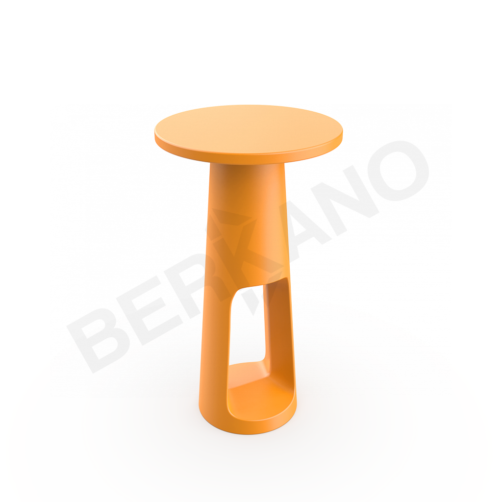 Стол антивандальный Cosmopolitan оранжевого цвета - фото 1