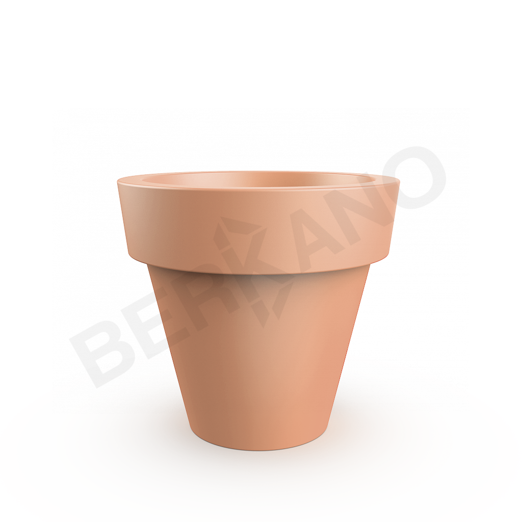 Кашпо classic 120 DB терракотового цвета - фото 1