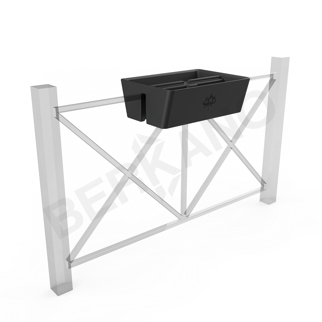 Кашпо Pabellon 24 черного цвета - фото 1