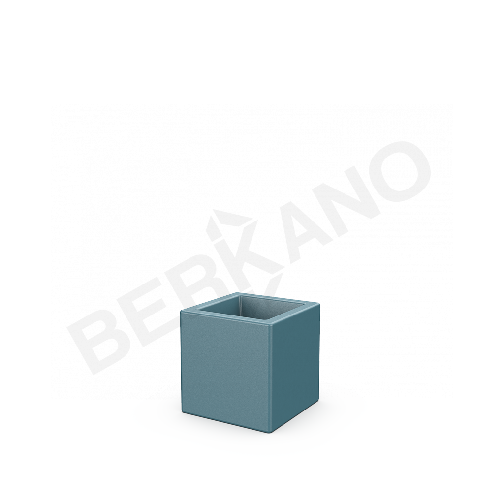 Кашпо Quarter 25 бирюзового цвета - фото 1
