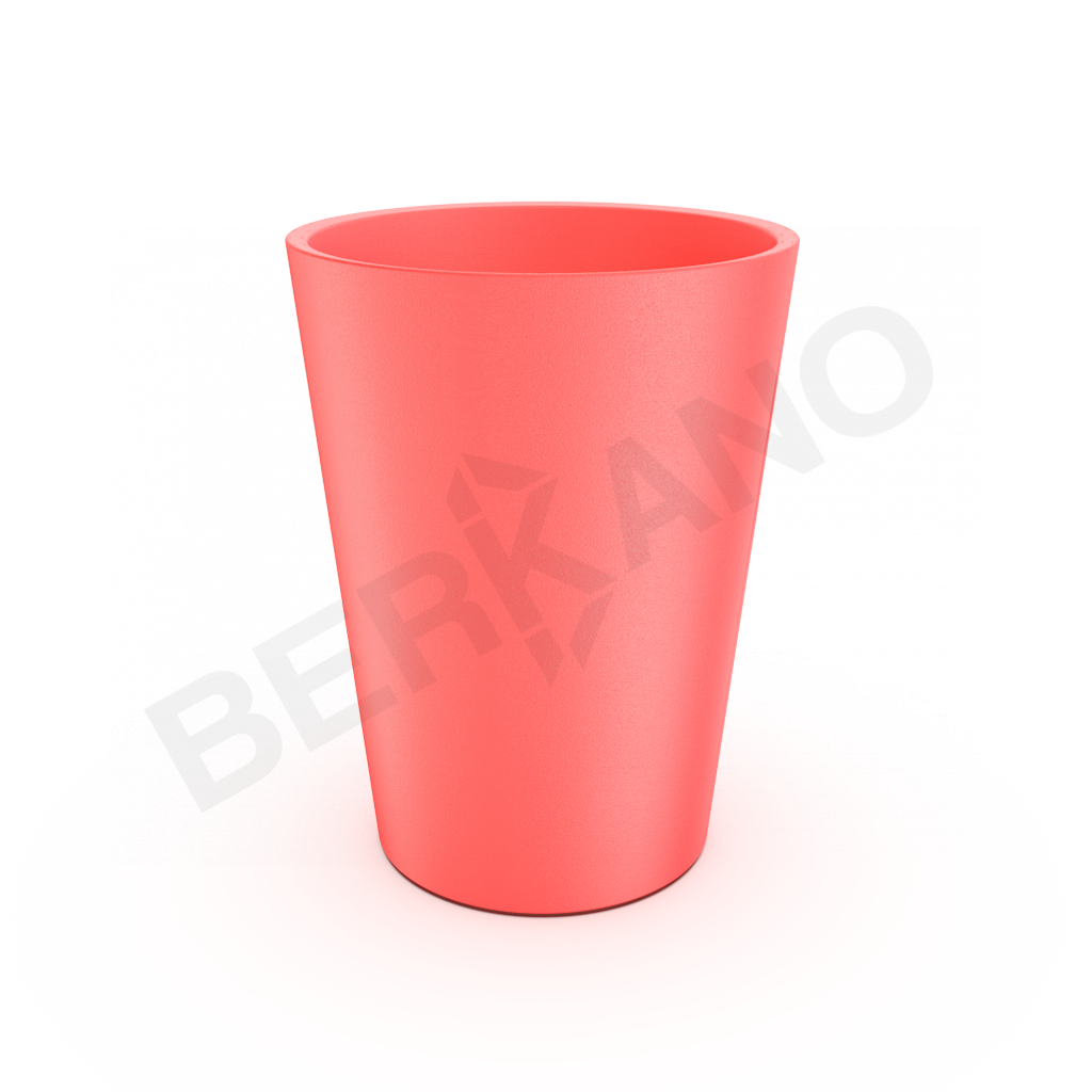 Кашпо Bloom 67 красного цвета - фото 1