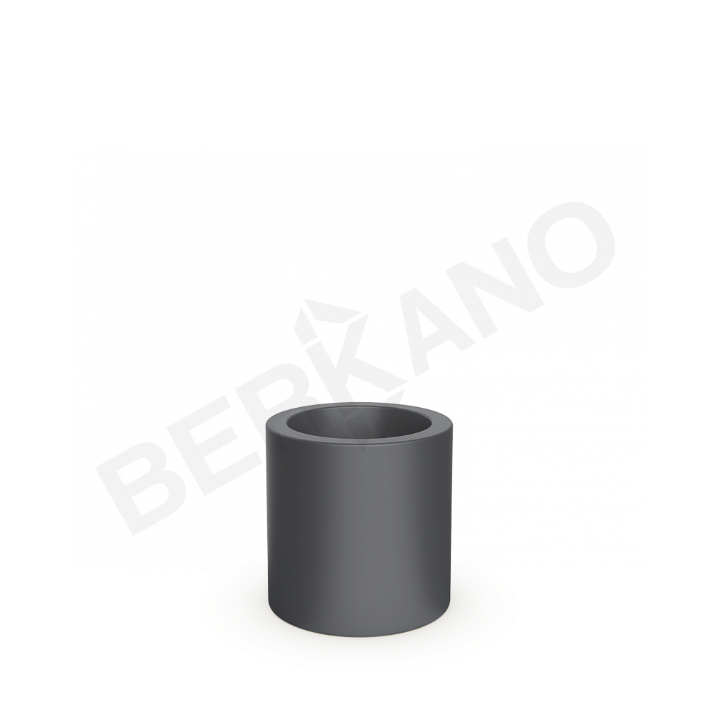 Кашпо Cilindro 40 графитового цвета - фото 1