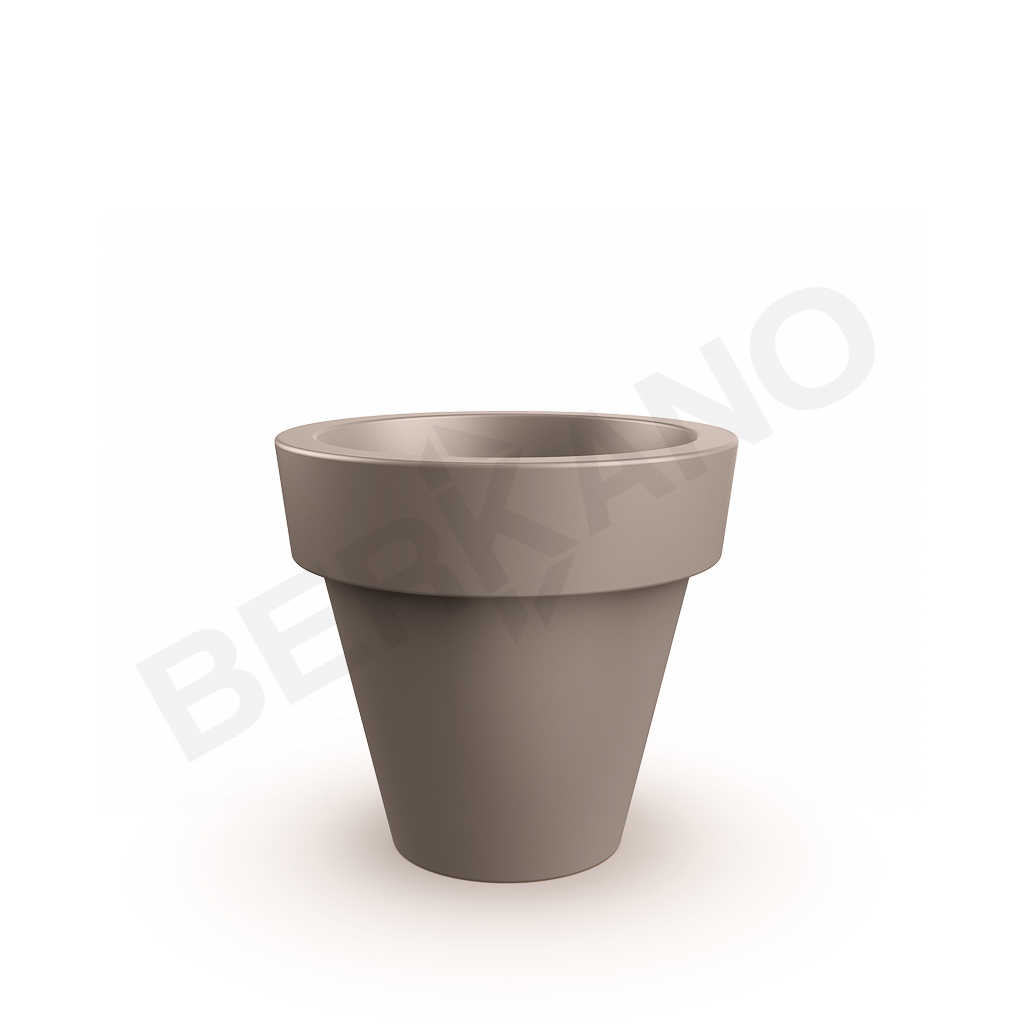 Кашпо classic 90 кофейного цвета - фото 1