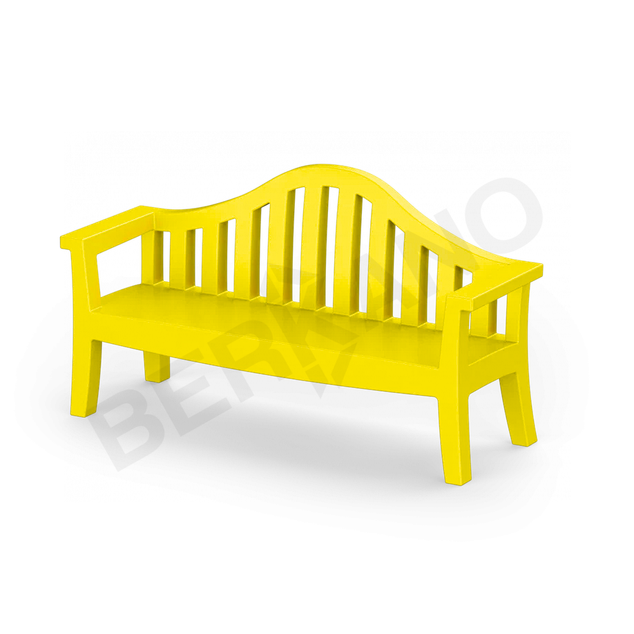 Скамейка Province желтого цвета - фото 1