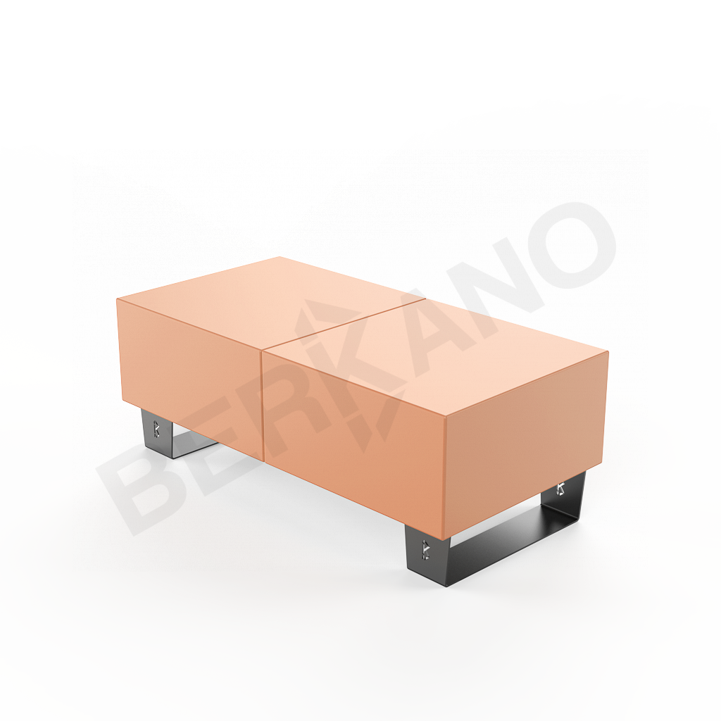 Скамейка Brick 120 Terracotta - фото 1