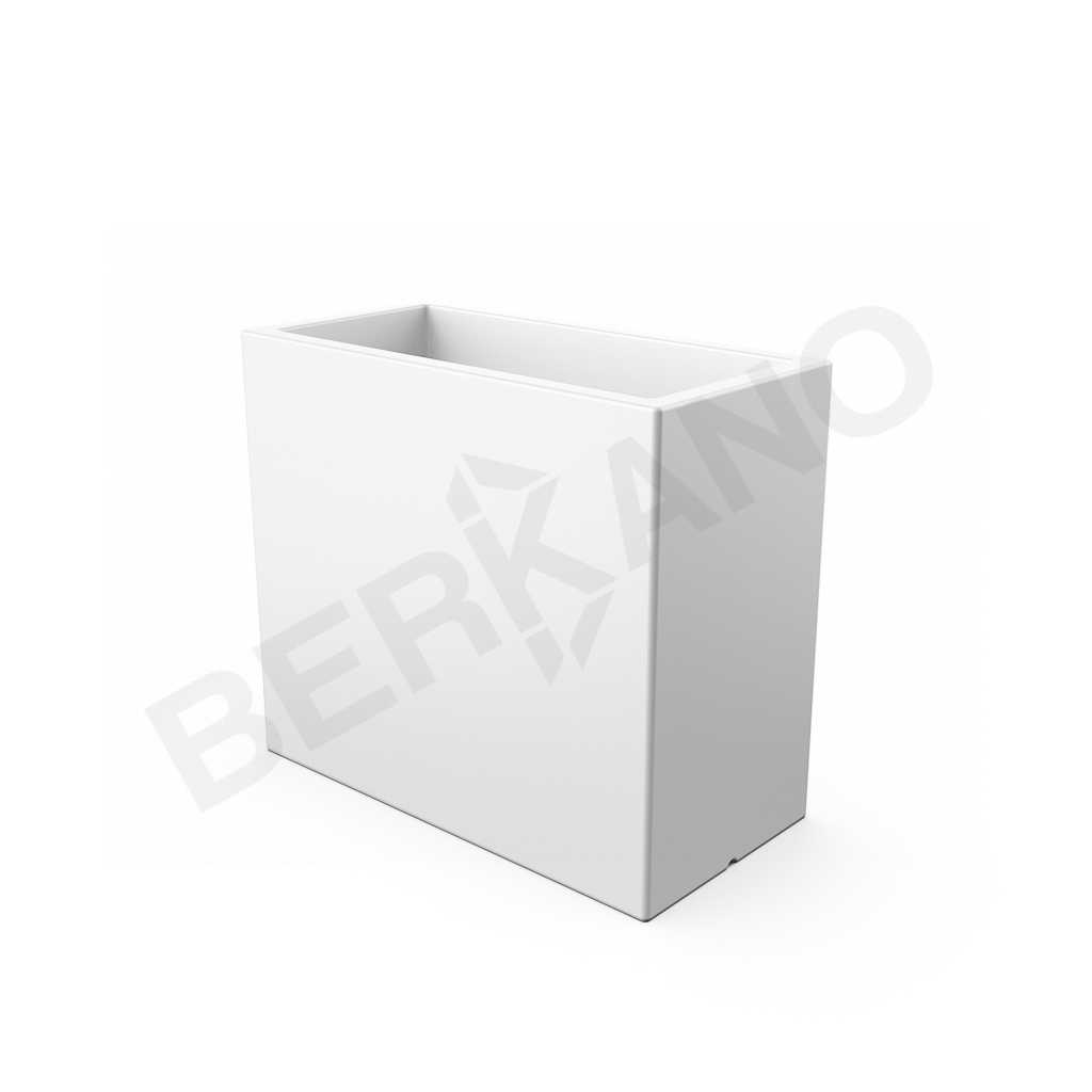 Кашпо Cubric 70*80 DB белого цвета