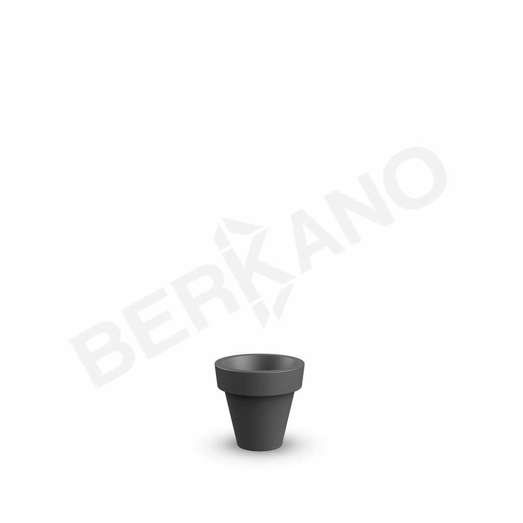 Кашпо classic 35 DB графитового цвета - фото 1
