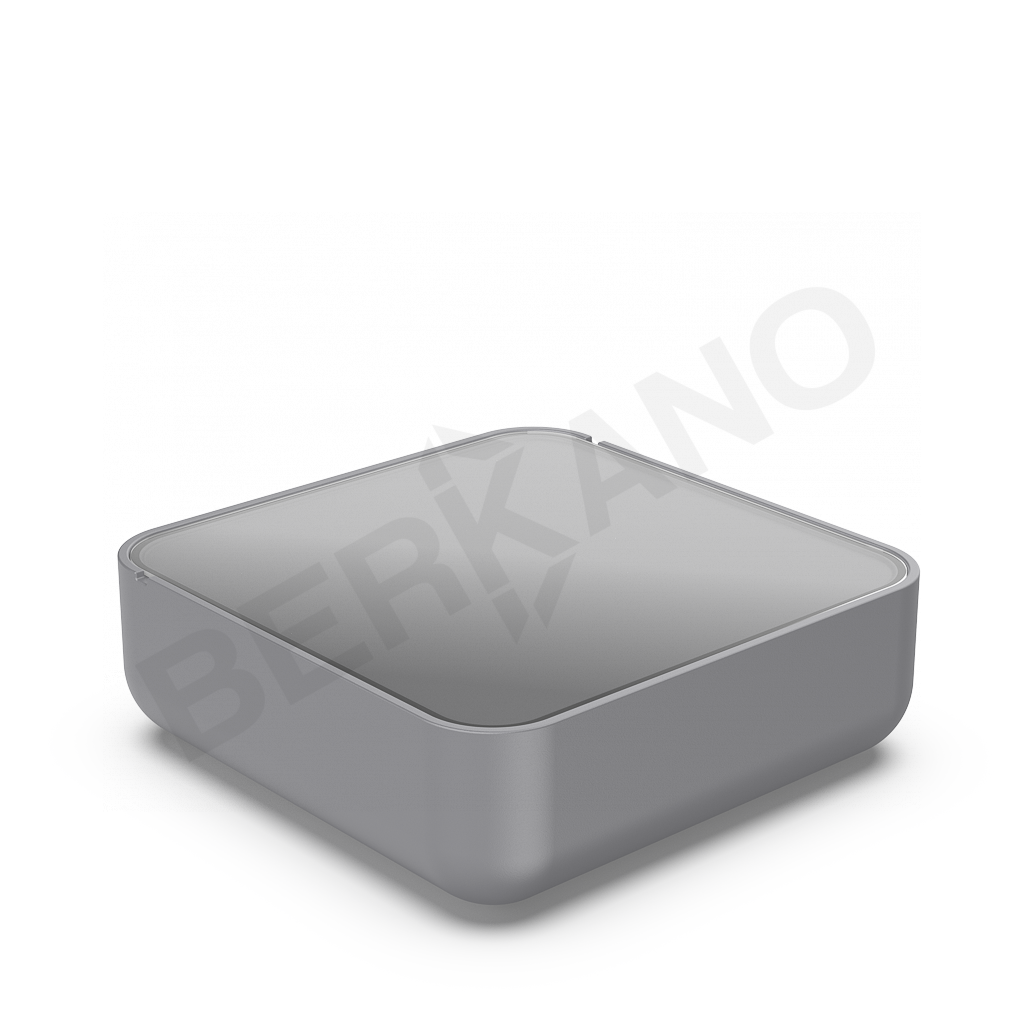 Стол Grace с стеклом графитового цвета - фото 1