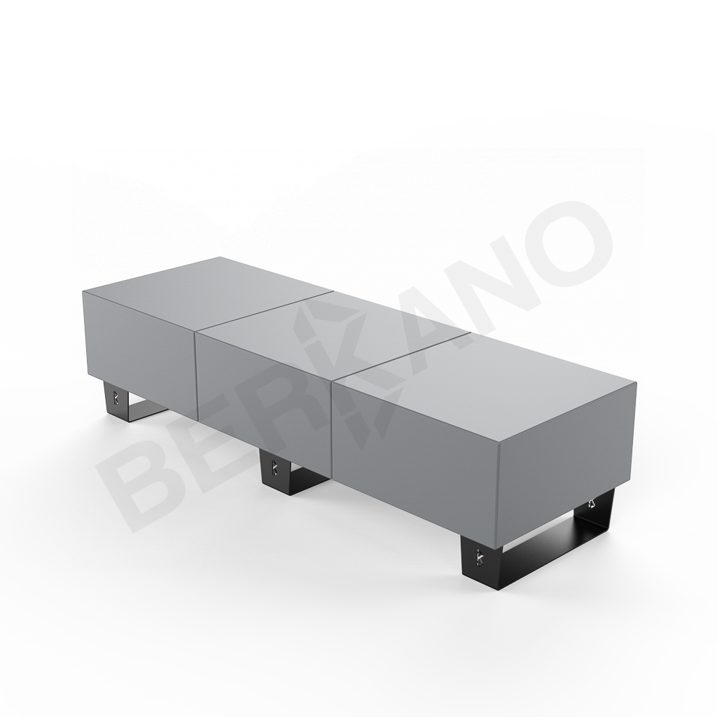 Скамейка Brick 180 Concrete Gray - фото 1