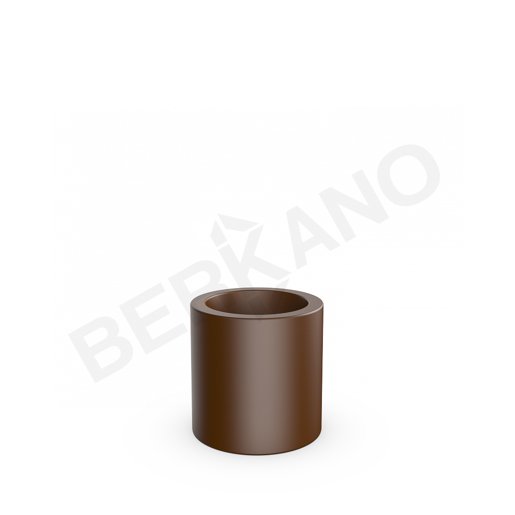 Кашпо Cilindro 40 DB коричневого цвета - фото 1