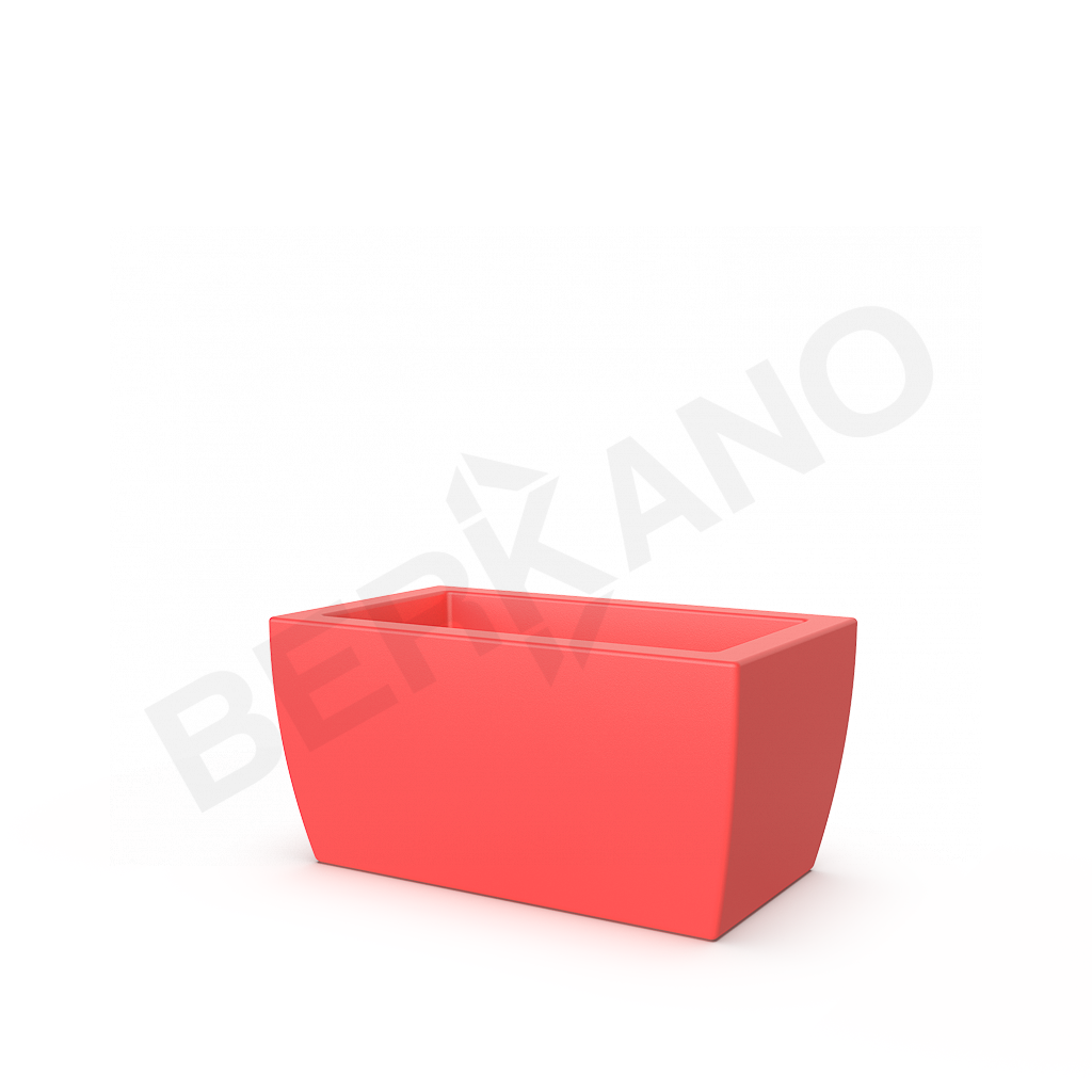 Кашпо Tenero 33 DB красного цвета - фото 1