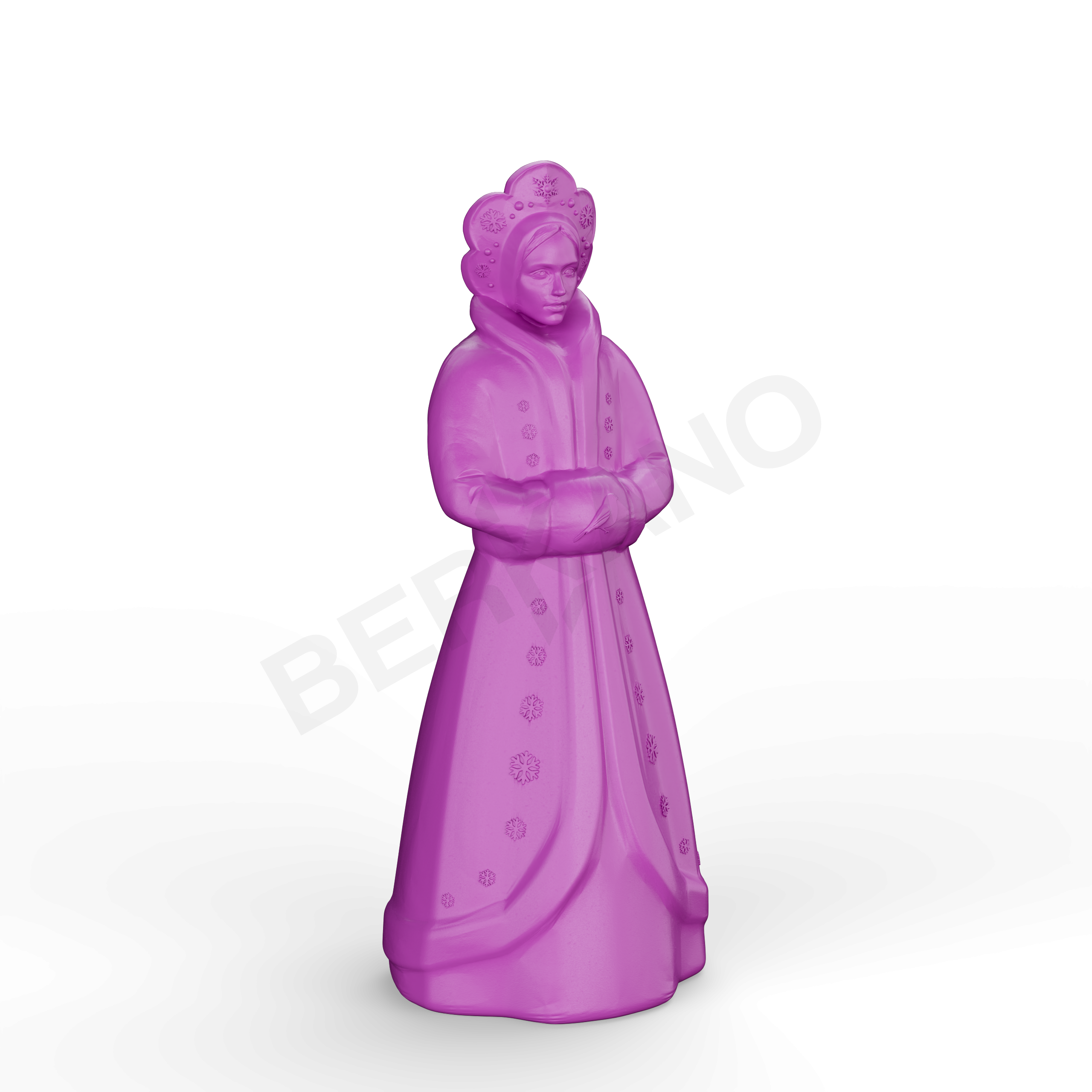 Светильник Снегурочка фиолетового цвета - фото 1