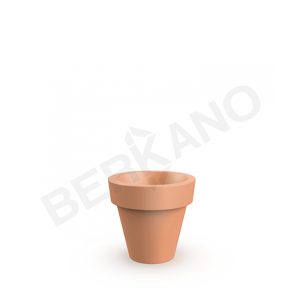Кашпо classic 60 терракотового цвета - фото 1